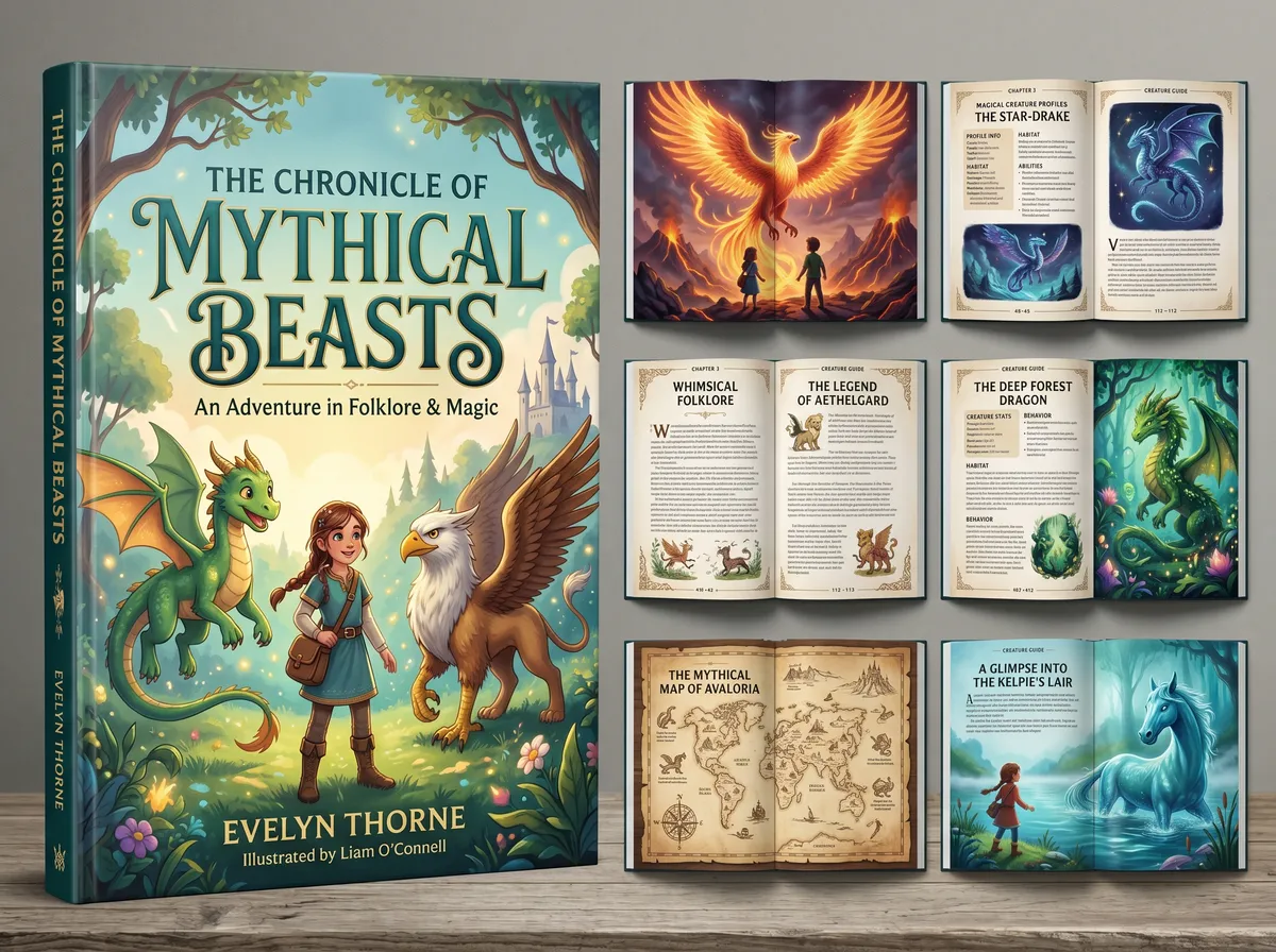 The Children's Mythological Fantasy and 202605162349 — Book Cover Design by DesignDile